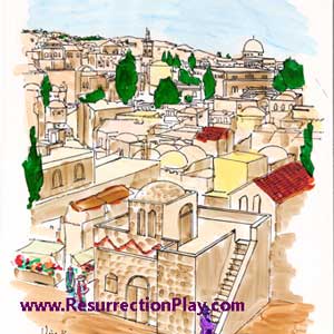 Jerusalem Cityscape