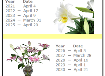Easter Calendar Logo